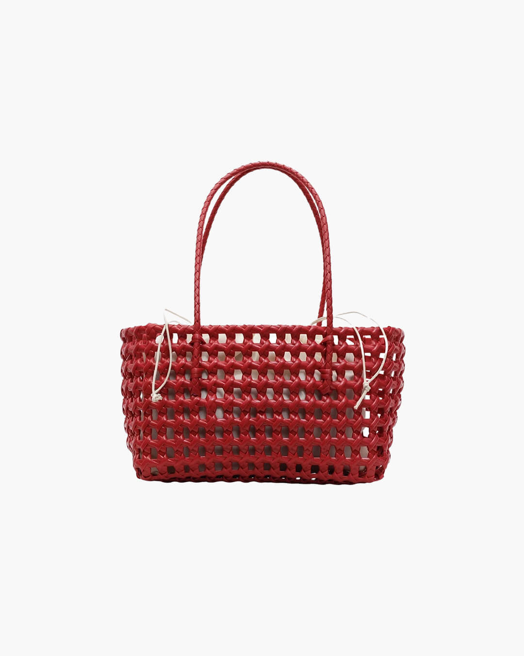 Claudia Cut-Out Vegan Leather Shoulder Tote Bag with Zip