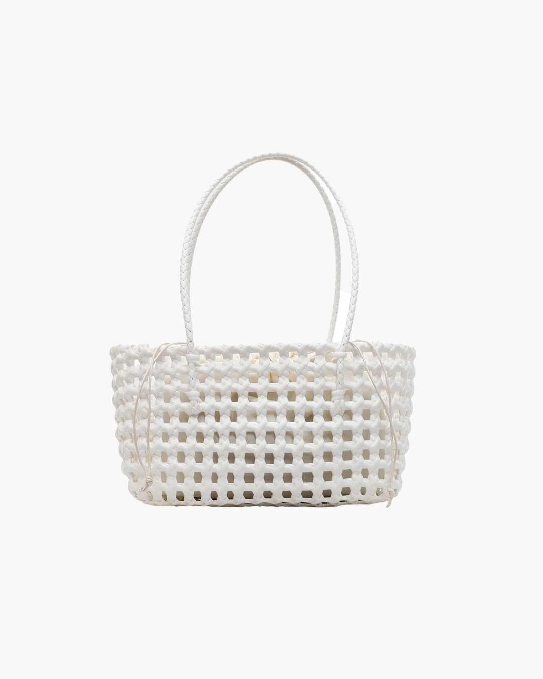 Claudia Cut-Out Vegan Leather Shoulder Tote Bag with Zip